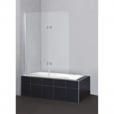Шторка для ванны 120 см BelBagno Sela SELA-V-21-120/140-P-Cr-L текстурное стекло