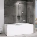 Шторка для ванны 120 см Abber Ewiges Wasser AG51120 прозрачное