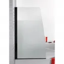 Шторка на ванну Jacob Delafon Serenity E4933-BL 90 см, профиль черный матовый, стекло матовое