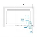 Шторка для ванны 120 см RGW SC-22 Screens 03112212-11 прозрачное