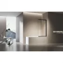 Шторка для ванны Vincea VSB-6E900CLB-R 90 см R, профиль черный матовый, стекло прозрачное