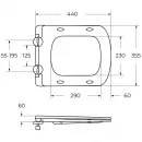 Сиденье для унитаза BelBagno Carina BB5046SC с микролифтом, белый