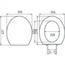 Сиденье для унитаза Roca Mateo ZRU9302815