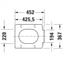 Сиденье для унитаза с микролифтом Duravit Vero Air 0022090000