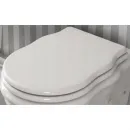 Сиденье для унитаза с микролифтом белый/золото Artceram Hermitage HEA005 01 73