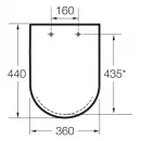Сиденье для унитаза Roca Hall 80162B004