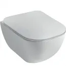 Сиденье для унитаза Plumberia Selection IXO XO2060BL с микролифтом, белый глянец