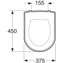 Сиденье для унитаза с микролифтом Gustavsberg Artic 9M16S101