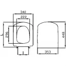 Сиденье для унитаза Roca Dama Senso ZRU9000040