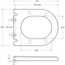 Сиденье для унитаза с микролифтом Cezares Stylus CZR-GN-SC