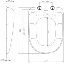 Сиденье для унитаза с микролифтом Am.Pm Sensation C307851WH