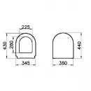 Сиденье для унитаза Vitra Zentrum 94-003-001