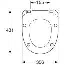 Сиденье для унитаза Gustavsberg Nordic 8M56S101 с микролифтом, белый
