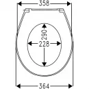 Сидение для унитаза с микролифтом Roca Victoria Nord ZRU9302919