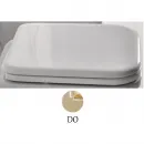 Сиденье для унитаза с микролифтом белый/золото Kerasan Waldorf 418701bi/oro