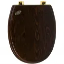 Сиденье с микролифтом для унитаза Simas Arcade AR009noce/oro