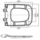 Сиденье для унитаза с микролифтом BelBagno Sela BB3201SC-MB