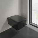Сиденье для унитаза Villeroy & Boch Memento 2.0 8M24S1R7 с микролифтом, черный матовый
