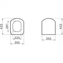 Сиденье для унитаза с микролифтом VitrA Serenada 124-003-009