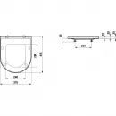 Сиденье для унитаза с микролифтом Laufen Kartell by Laufen 8.9133.1.000.000.1