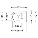 Сиденье для унитаза с микролифтом Duravit ME by Starck 0020090000