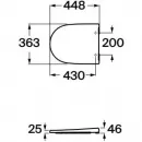 Сиденье для унитаза Roca Ona A801E12001 с микролифтом, белый
