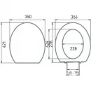 Сиденье для унитаза с микролифтом Roca Mateo ZRU9302822