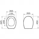 Сиденье для унитаза с микролифтом VitrA Universal 84-003-019