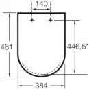 Сиденье для унитаза с микролифтом Roca Beyond 801B8200B