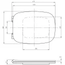 Сиденье для унитаза Migliore Mare 32056 с микролифтом, белый глянец