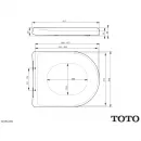 Сидение для унитаза с микролифтом Toto MH VC10047NN