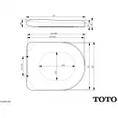 Сидение для унитаза с микролифтом Toto NC VC100N
