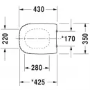 Сиденье для унитаза Duravit D-Code 0067310000
