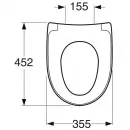 Сиденье для унитаза с микролифтом Gustavsberg Nautic 9M26S101