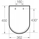 Сиденье для унитаза Roca Meridian 8012A000B