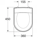 Сиденье для унитаза с микролифтом Gustavsberg Logic 9M11S101