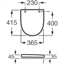 Сиденье для унитаза Roca Meridian 8012AB00B