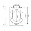 Сиденье для унитаза с микролифтом Am.Pm Inspire C507854WH