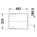 Сиденье для унитаза с микролифтом Duravit Viu 0021190000