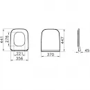Сиденье для унитаза с микролифтом VitrA Integra Square 191-003-009