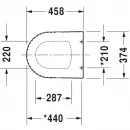 Сиденье для унитаза Duravit ME by Starck 0020010000