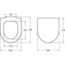 Сиденье для унитаза Roca Leon ZRU9302943 с микролифтом, белый
