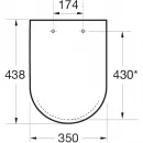 Сиденье для унитаза с микролифтом Roca Debba Round 801B2200B