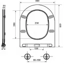 Сиденье для унитаза с микролифтом Timo TD-500