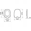 Сиденье для унитаза с микролифтом VitrA Plural 126-401-009