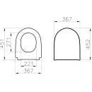 Сиденье для унитаза с микролифтом VitrA Nest 220-003R409