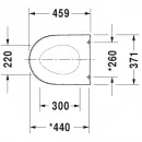 Сиденье для унитаза с микролифтом Duravit Darling New 0021090000