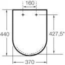 Сиденье для унитаза с микролифтом Roca Carmen 801B5238B