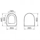 Сиденье для унитаза с микролифтом Vitra Sento 86-003-009