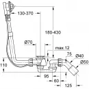 Сливной и переливной гарнитур Grohe Talento 28943000
